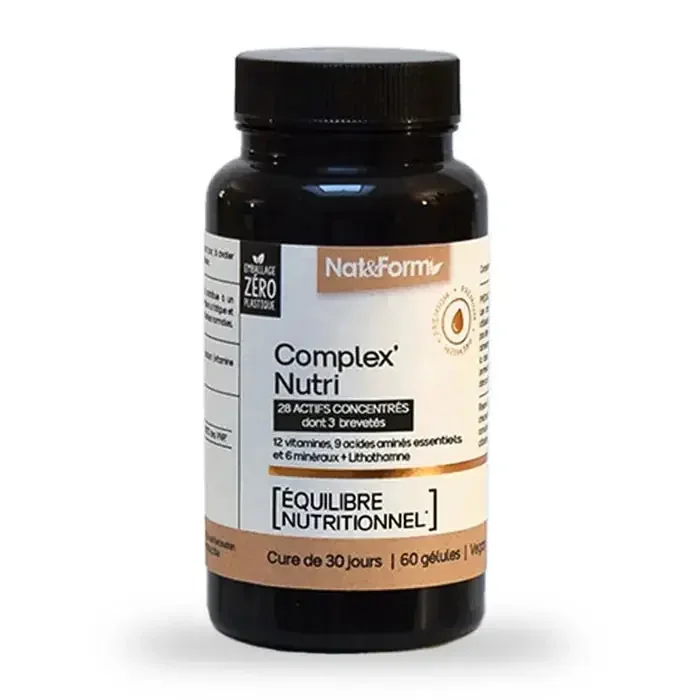 Nat & Form Complex‘ Nutri Equilibre Nutritionnel 60 gélules