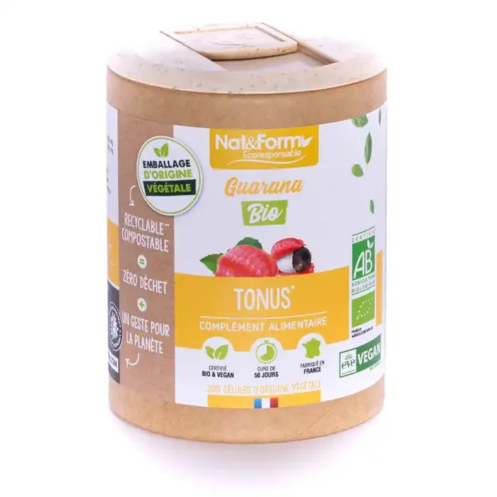 Nat&Form Guarana Bio 90 Gelules