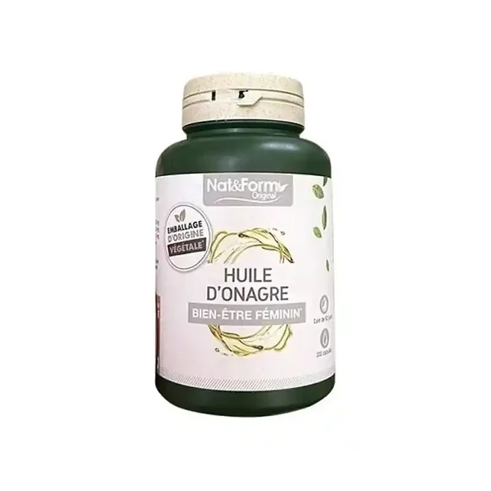 Nat&Form Original Huile Onagre 200 Capsules