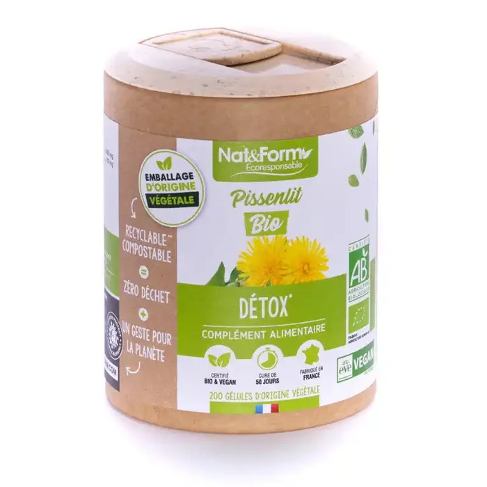 Nat&Form Pissenlit Bio 90 Gelules