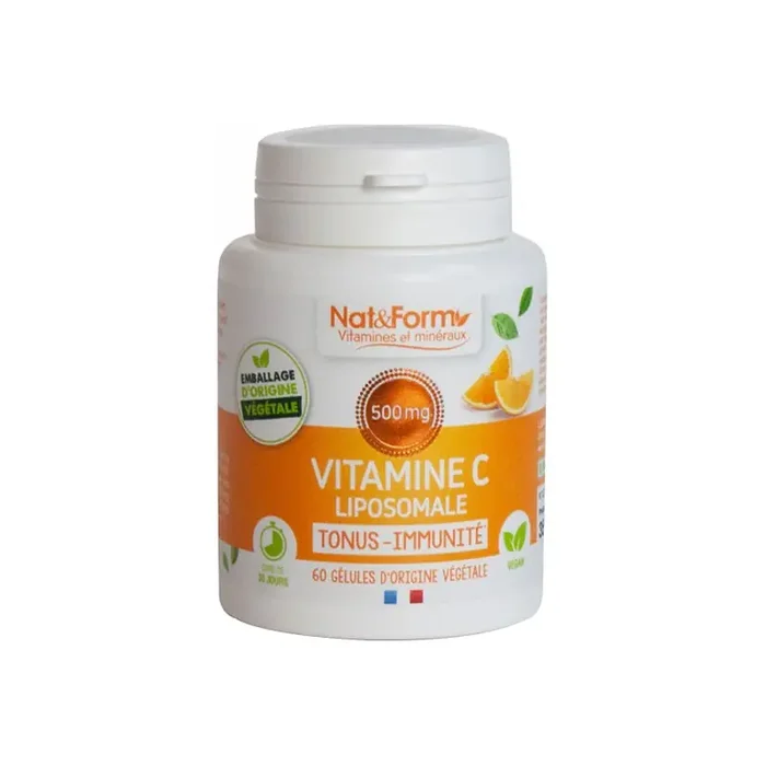 Nat&Form vitamine C liposomale 500 mg 60 gelules