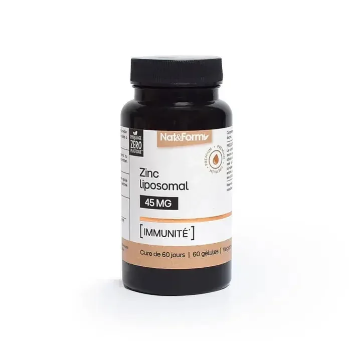 Nat & Form Zinc liposomal x60 gélules végétales