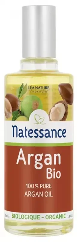 Natessance Huile d‘Argan Bio Équitable – 100% Pure