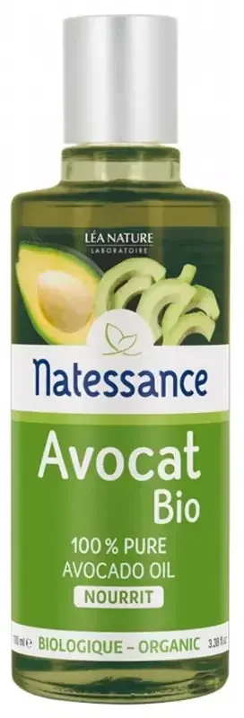 Natessance Huile d‘Avocat Bio – 100% Pure – Nourrit