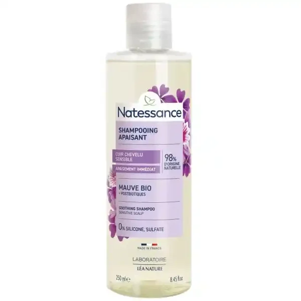 Natessance Shampooing Apaisant Cuir Chevelu Sensible 250 ml