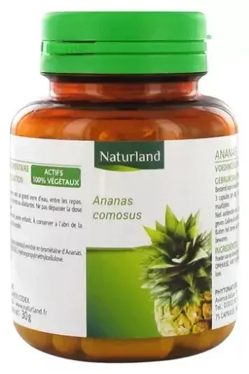Naturland Ananas Tige – Ananas Comosus – 75 Végécaps