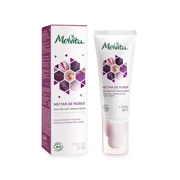 NECTAR DE ROSES BIO SOIN DE NUIT RESSOURÇANT 40ML MELVITA