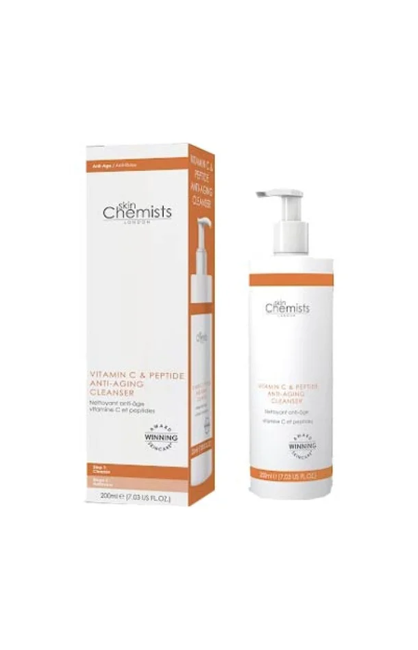 Nettoyant anti-âge – Vitamine C & peptides – Visage