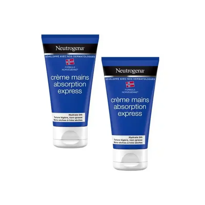 Neutrogena creme mains absorption express lot de 2 x 75ml