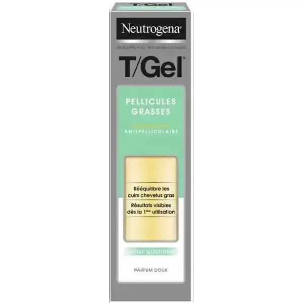 Neutrogena T/Gel Shampoing Antipelliculaire Pellicules Grasses 250 ml