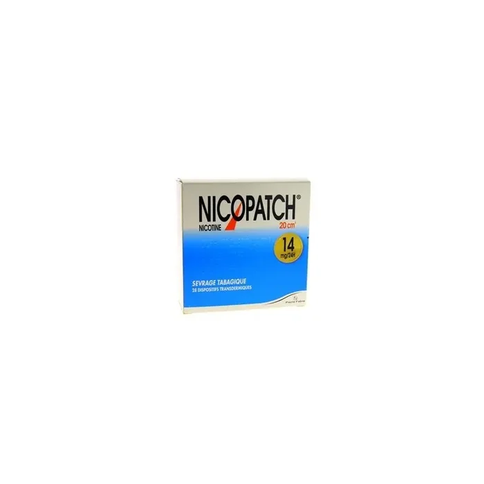 Nicopatch 14 mg/24 h dispositif transdermique 28 Patchs