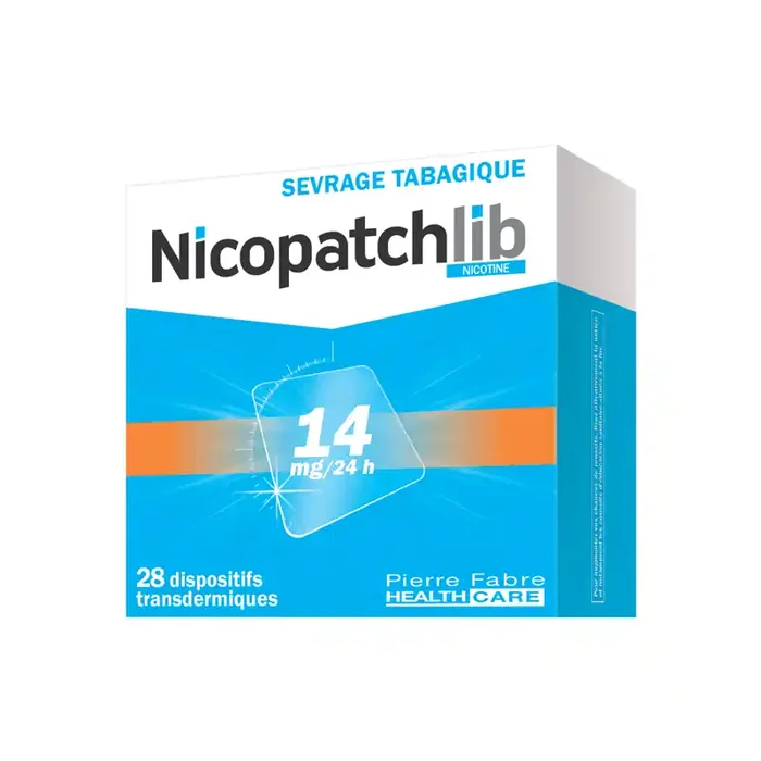 Nicopatchlib 14mg/24h – 28 dispositifs transdermiques