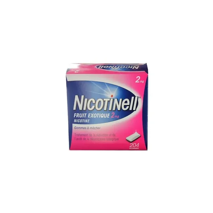 NICOTINELL FRUITS EXOTIQUES 2MG 204 GOMMES NOVARTIS