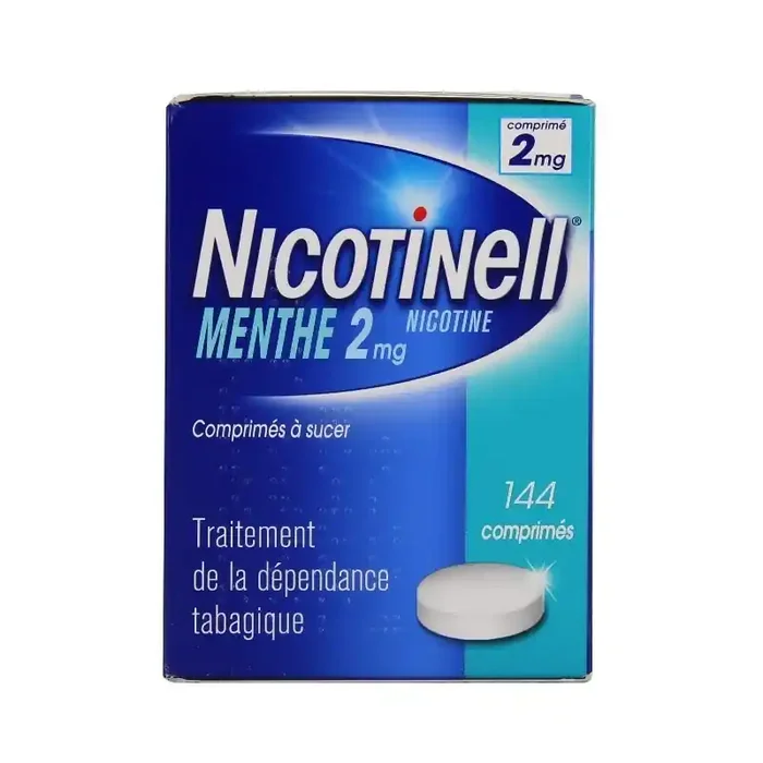 Nicotinell menthe 2mg 144 comprimes a sucer