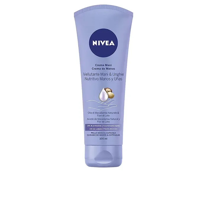 Nivea Crema mani NUTRIENTE per pelli secche all’olio di macadamia