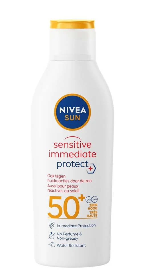 Nivea Sun Sensitive SPF 50+ Protection immédiate Lotion 200ml