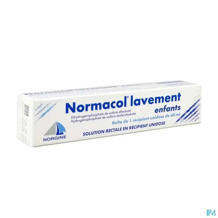 Normacol lavement enfants solution rectale 60ml