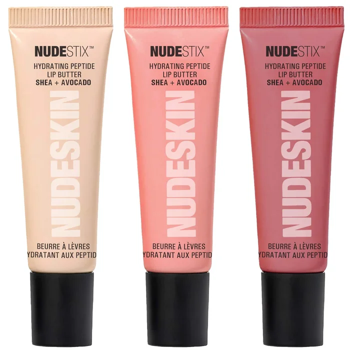 NUDESTIX Coffret 3 Beurres Hydratants aux Peptides pour les lèvres
