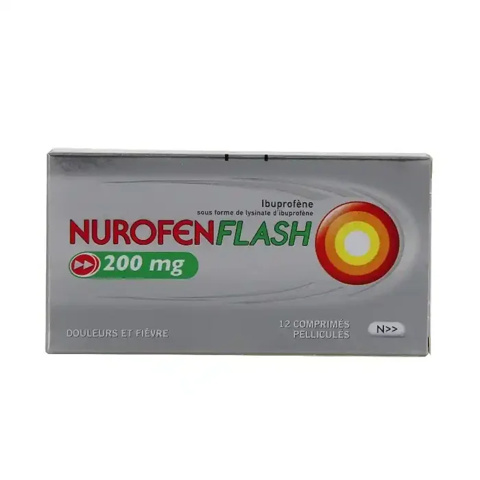 Nurofenflash 200mg 12 comprimes Pellicules