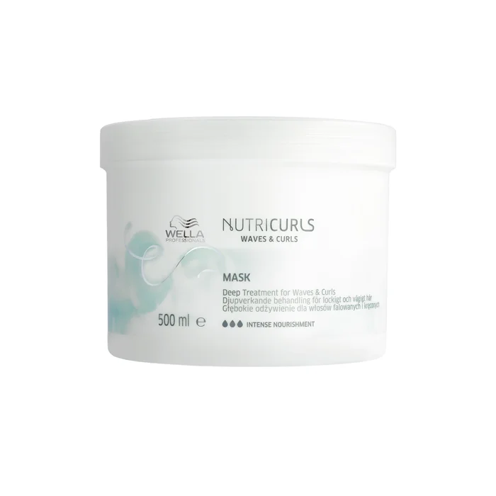NUTRICURLS – Masque anti-frisottis – cheveux ondulés bouclés