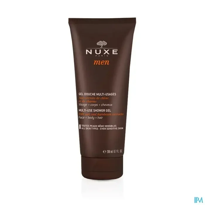 Nuxe men gel douche multiusages toutes peaux meme sensibles 200ml