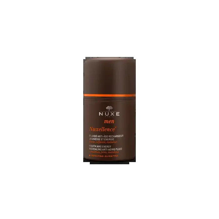 NUXE MEN NUXELLENCE FLUIDE ANTI AGE RECHARGEUR JEUNESSE ENERGIE 50ML NUXE