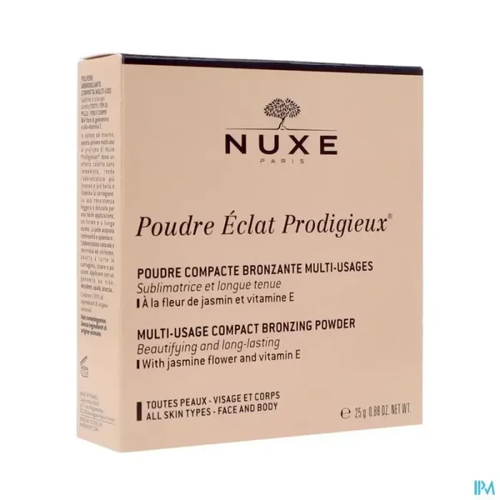 Nuxe poudre eclat prodigieux poudre compacte bronzante multifonctions 25g