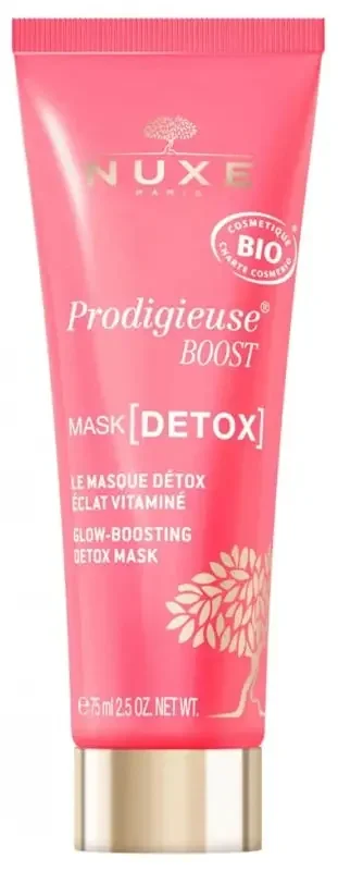 Nuxe Prodigieuse Boost Masque Détox Éclat Vitaminé Bio 75 ml