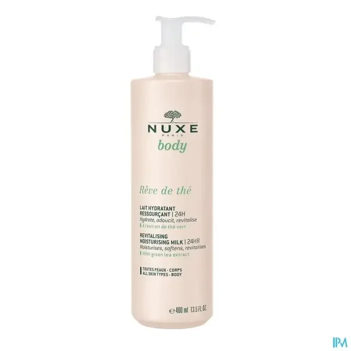 Nuxe reve de the lait hydratant ressourcant 24h toutes peaux 400ml