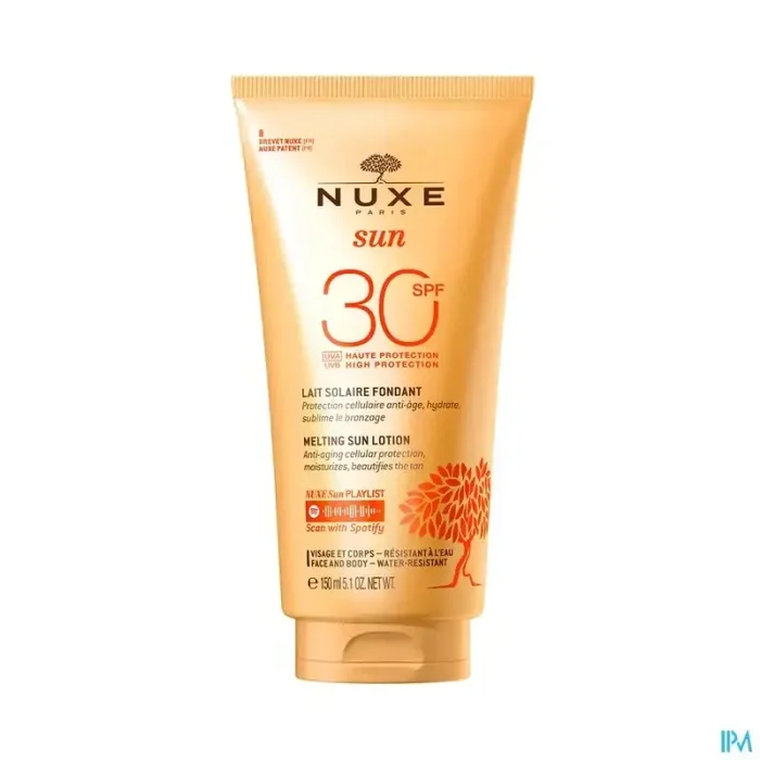 Nuxe sun lait delicieux visage corps SPF30 150ml
