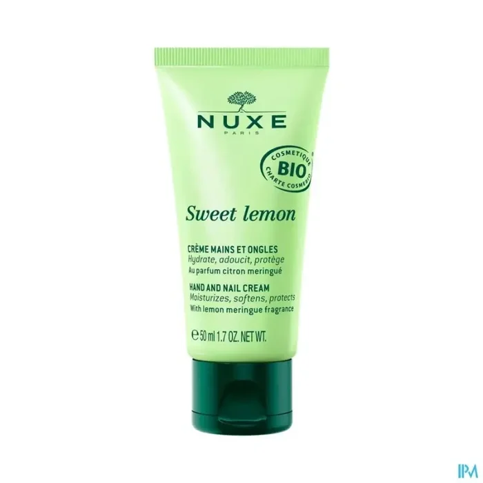 Nuxe sweet lemon crème mains bio tube 50ml