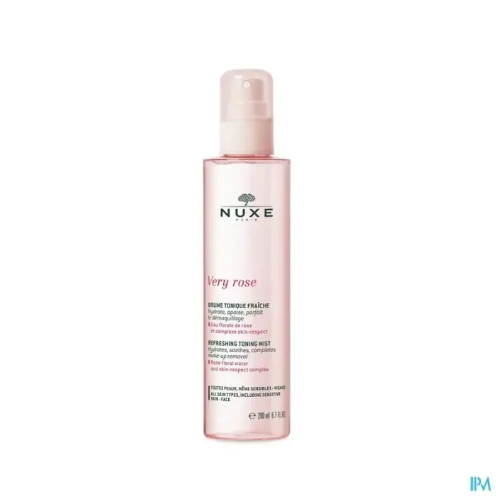 Nuxe very rose brume tonique fraîche vapo 200ml
