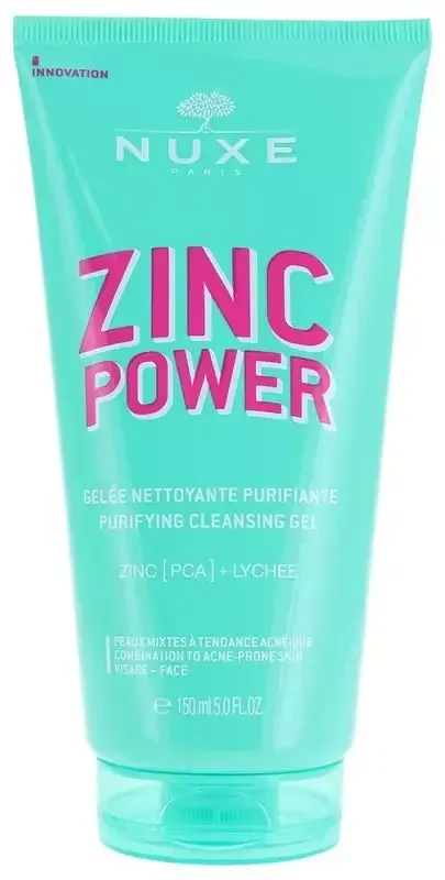 Nuxe Zinc Power Gelée Nettoyante et Purifiante 150 ML
