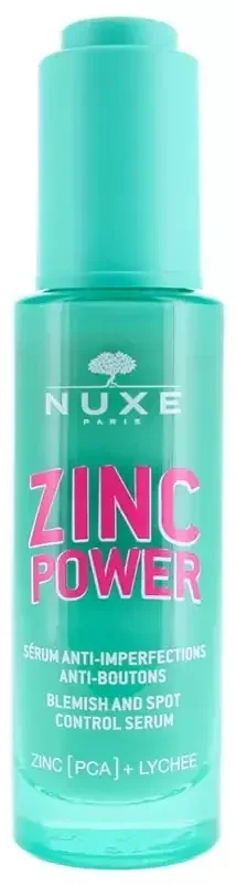 Nuxe Zinc Power Sérum Anti-Imperfections et Anti-Boutons 30 ML