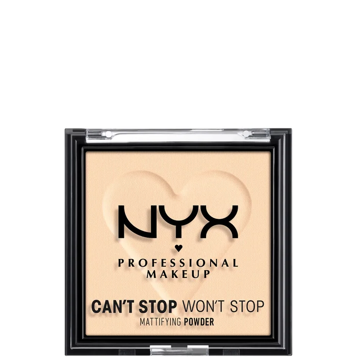 NYX Professional Makeup Can't Stop Won't Stop Poudre Légère Matifiante 7 g (Différentes teintes disponibles)