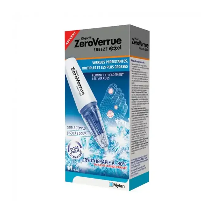 OBJECTIF ZERO VERRUE FREEZE EXCEL MYLAN