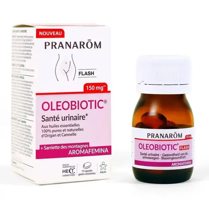 OLEOBIOTIC 150MG SANTÉ URINAIRE 15 CAPSULES PRANAROM