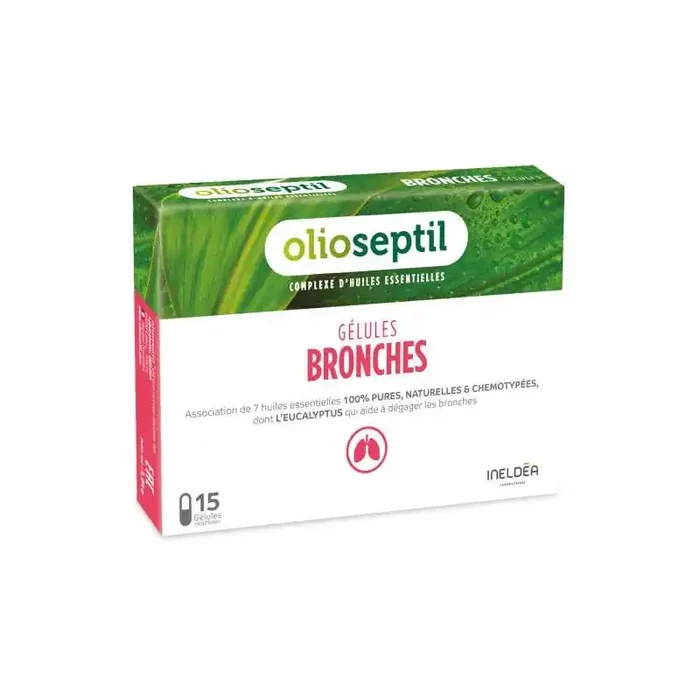 OLIOSEPTIL BRONCHES 15 GELULES INELDEA
