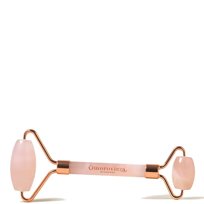Omorovicza Roller Quartz Rose (double extrémité) avec boîtier