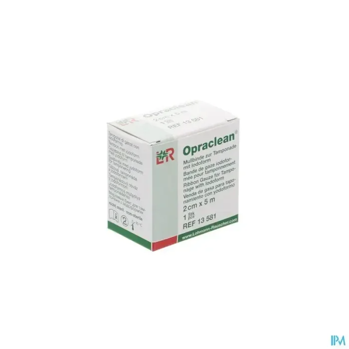 Opraclean meche de gaze iodoformee 5m x 2cm