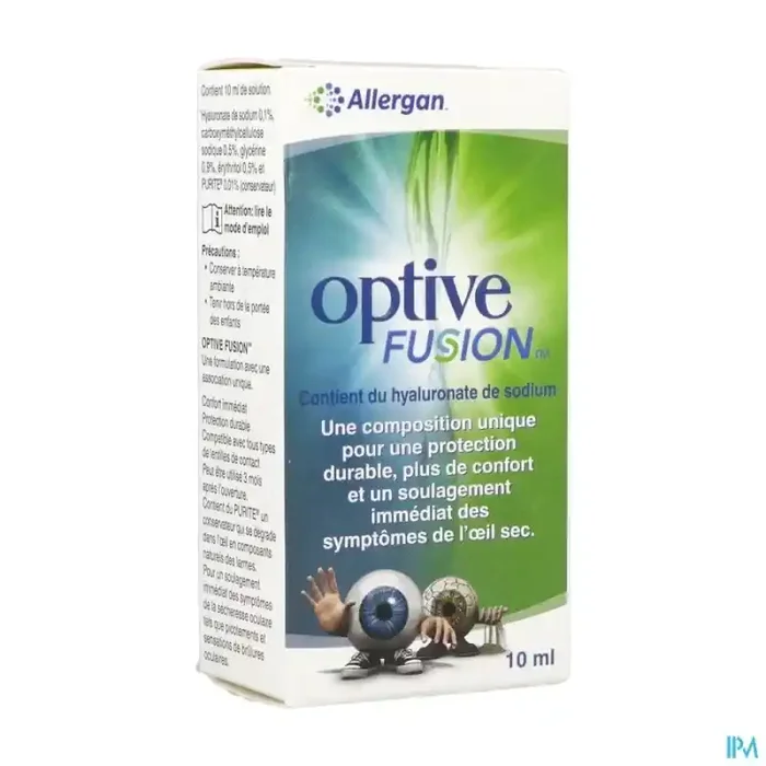 Optive fusion solution oculaire 10ml