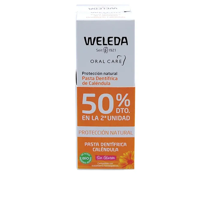ORAL CARE dentifrice au calendula pack 2 x 75 ml