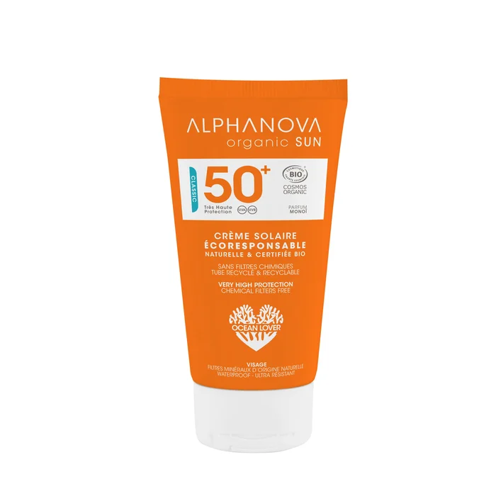 Organic Sun – Crème Solaire Bio SPF50+ Très Haute Protection 50 ml