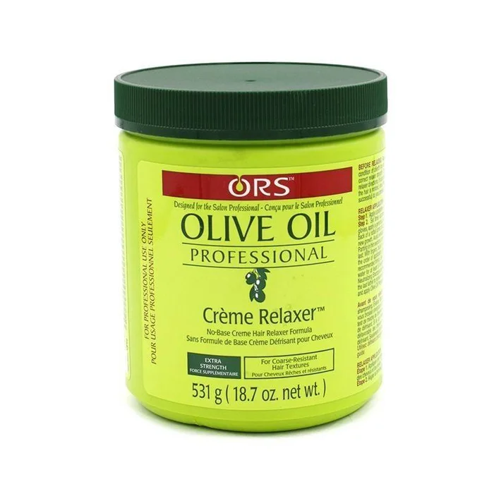 ORS OLIVE OIL ≡ Crème Défrisante Olive Oil Professionnelle “Extra Forte”