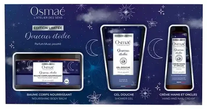 Osmaé Coffret Douceur Étoilée Édition Limitée et son Gel Douche Offert