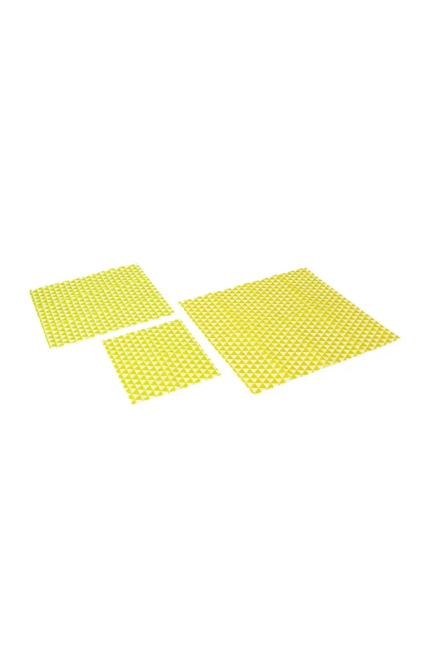 Pack 3 emballages – Cire d’abeille – Motifs géométriques