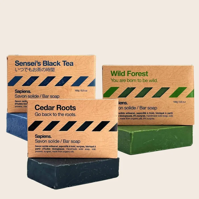 Pack 3 Savons – Boisé