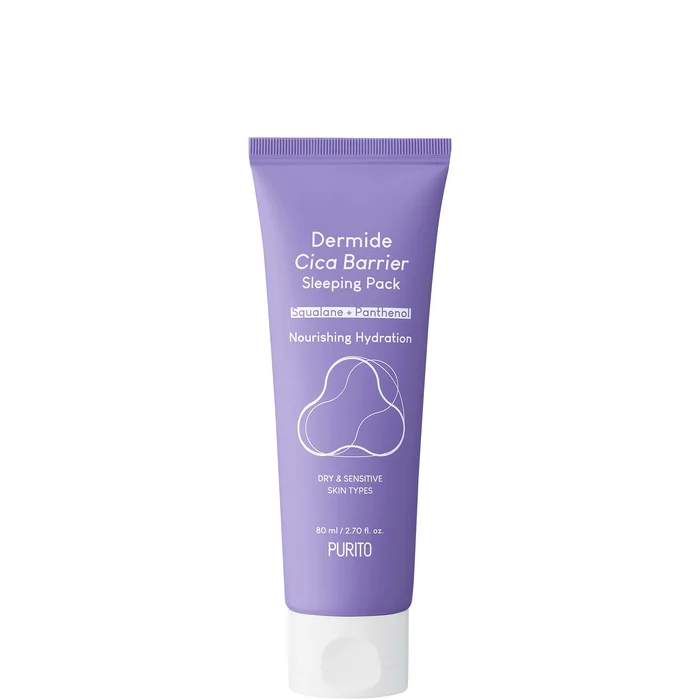 Pack de crème de nuit Dermide Cica Barrier PURITO 80 ml