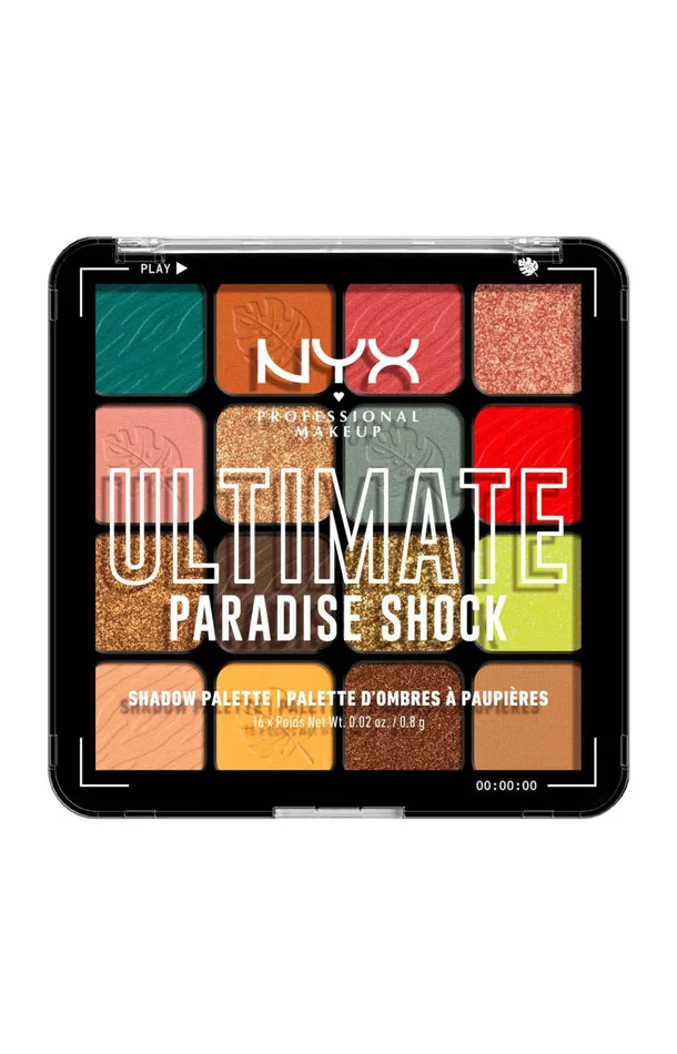 Palette de 16 ombres à paupières – Ultimate – Tropic Shock
