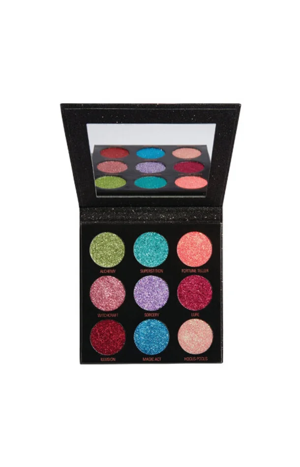 Palette de 9 ombres à paupières – Pressed Glitter Palette Abracadabra
